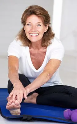Active woman with healthy joints